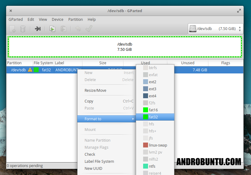 cara format flashdisk