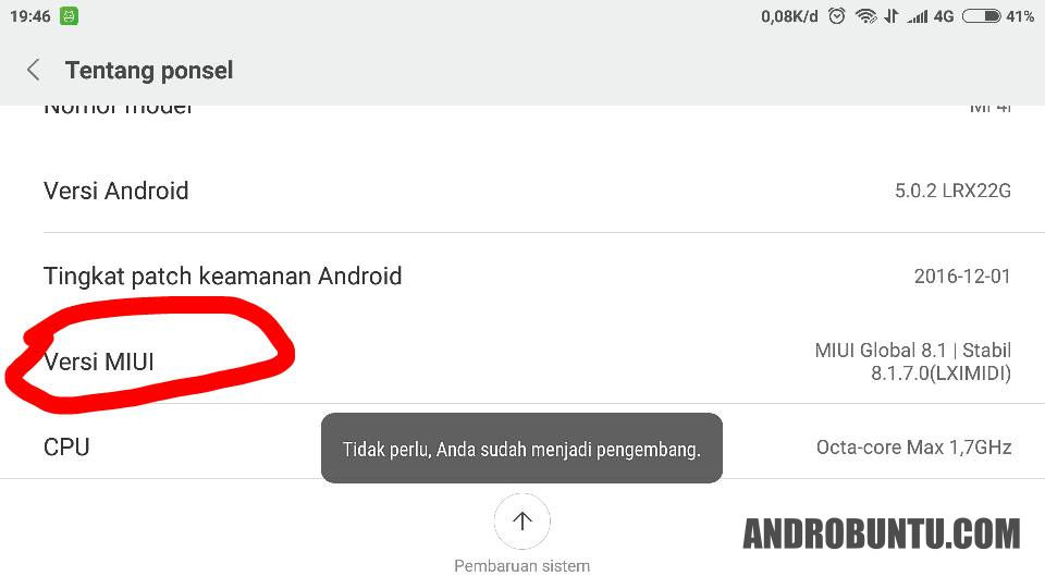 cara mengaktifkan opsi pengembang di smartphone xiaomi miui