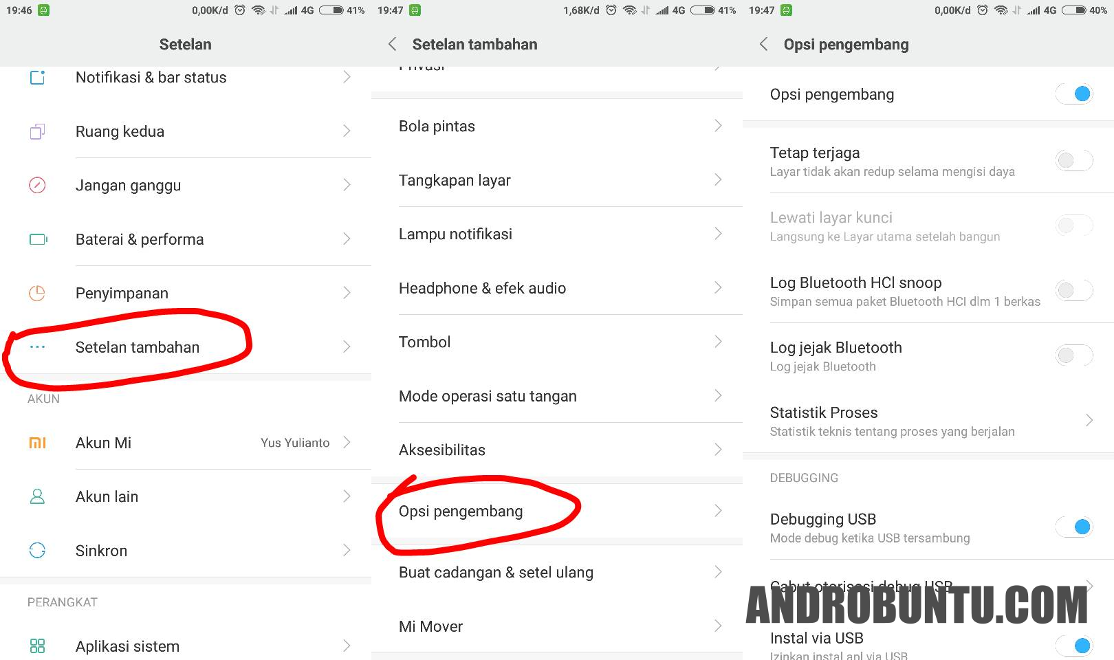 cara mengaktifkan opsi pengembang di smartphone xiaomi miui