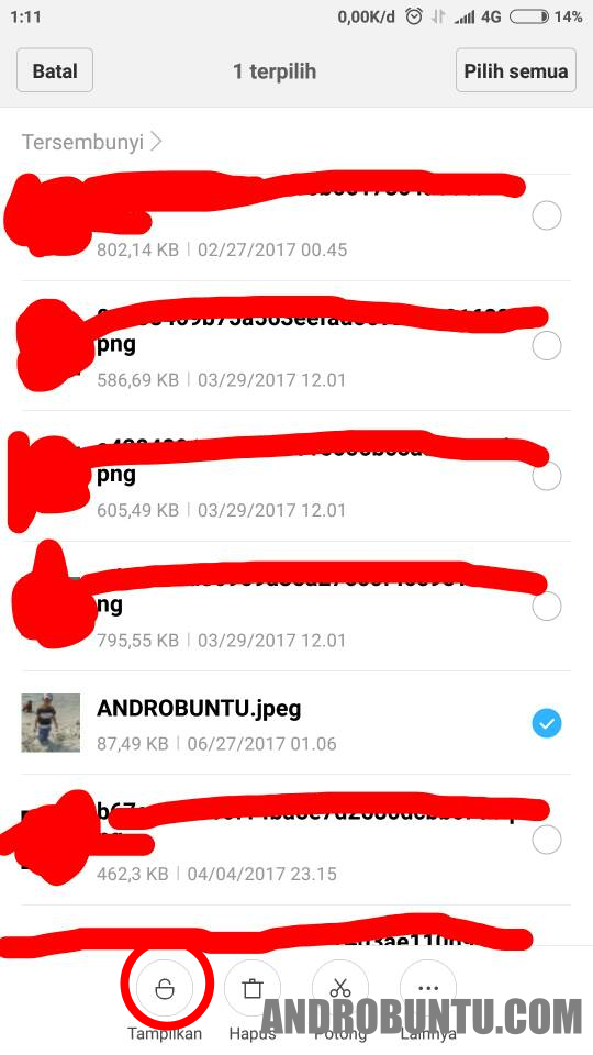 Cara Menyembunyikan File, Foto dan Video di MIUI 8