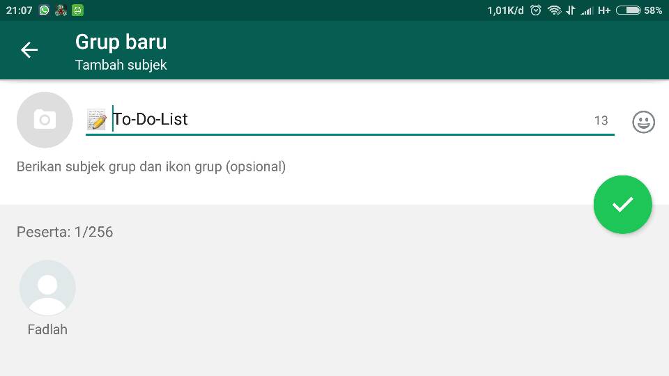 Cara Membuat To-Do-List di WhatsApp