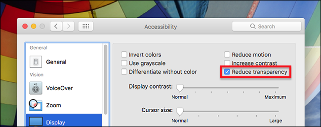 Cara Menonaktifkan Transparansi Jendela Aplikasi di MacOS