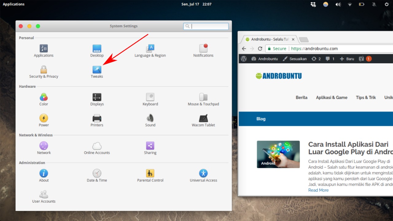 Cara menginstall elementary tweaks di elementary os