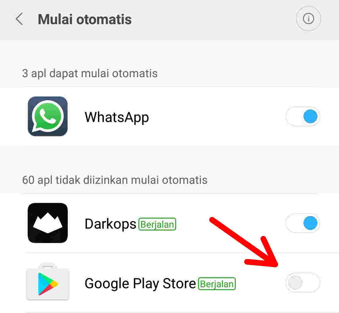 Cara Agar Aplikasi Tidak Dapat Mulai Otomatis Di MIUI 8