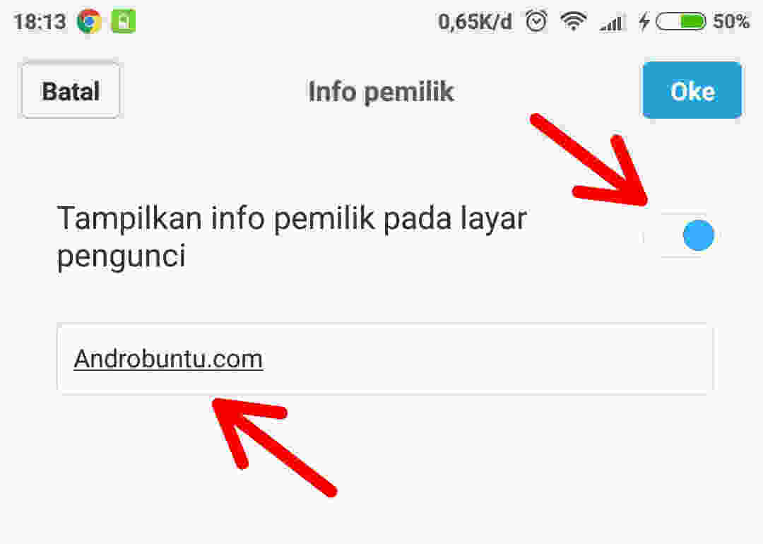 Cara Menambahkan Informasi Pemilik di Lockscreen Pada MIUI 8