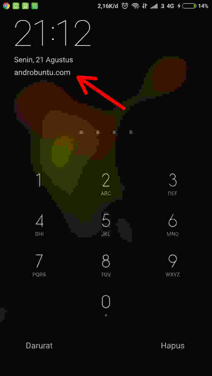 Cara Menambahkan Informasi Pemilik di Lockscreen Pada MIUI 8