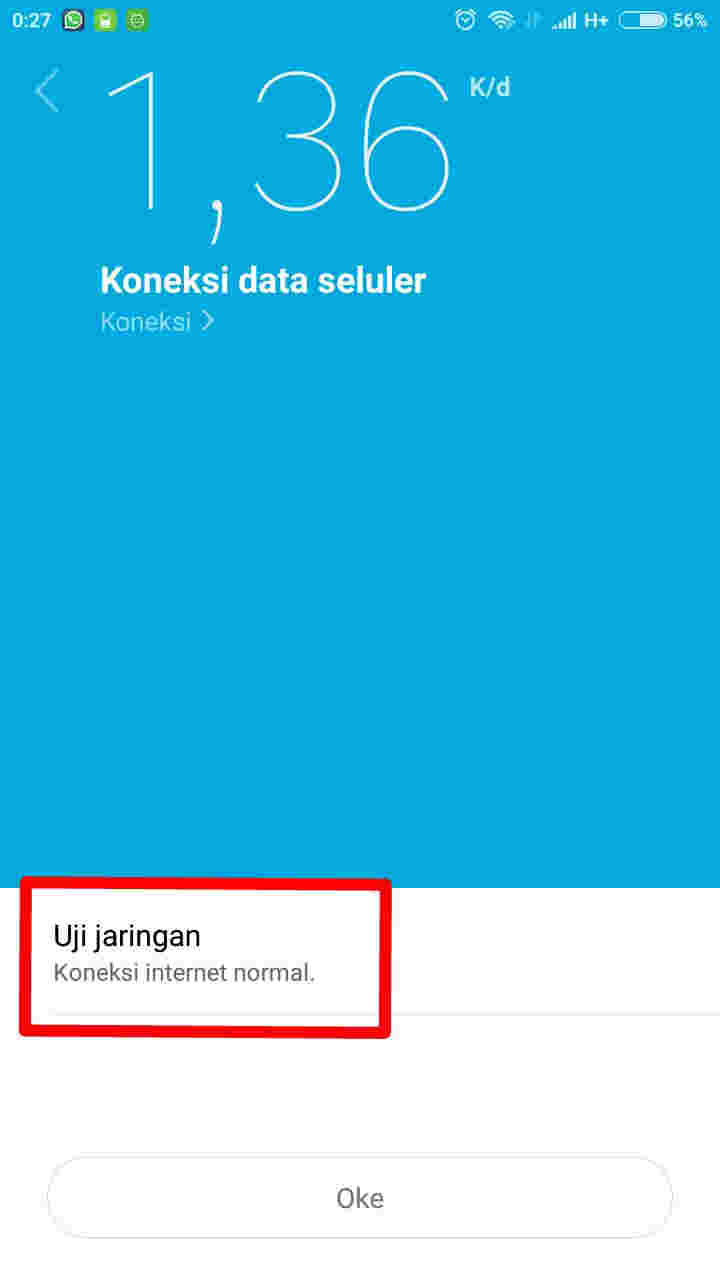 Cara Menguji Kecepatan Koneksi Internet Di Smartphone Xiaomi (MIUI 8)