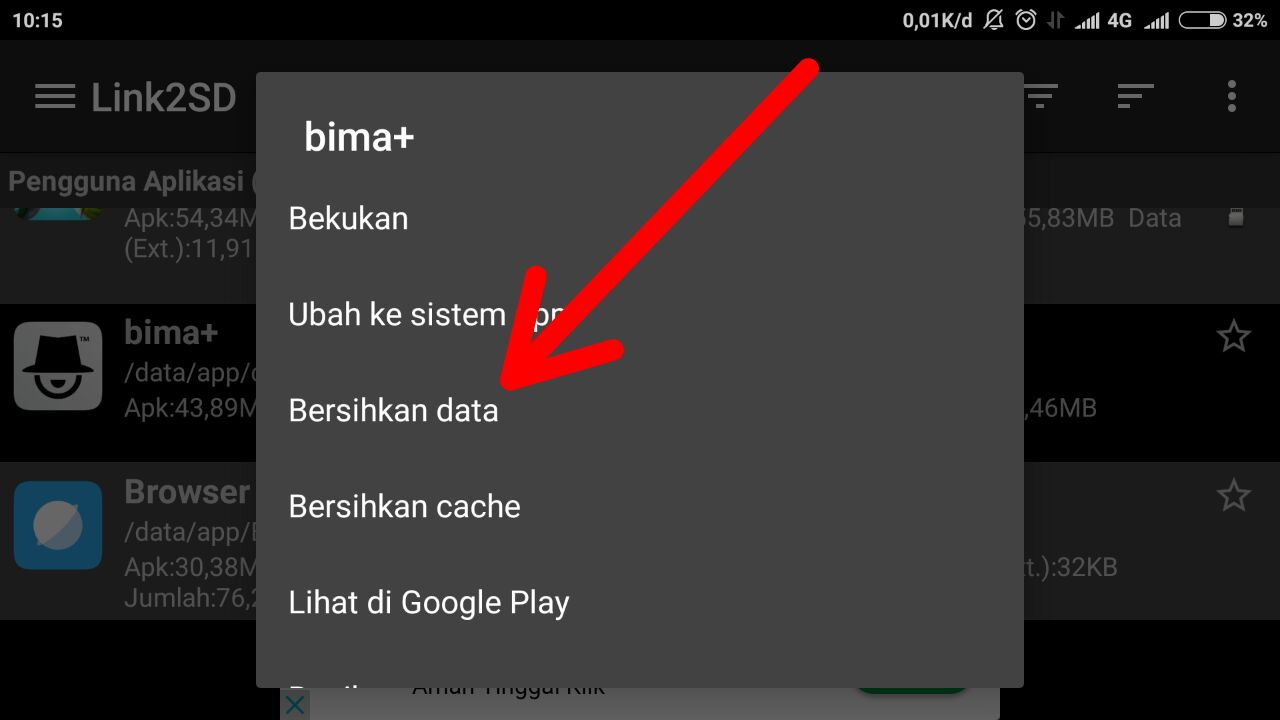 Cara Membersihkan Data Aplikasi Android dengan Link2SD