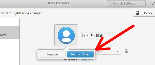 Cara Mengganti Foto Profil di Elementary OS