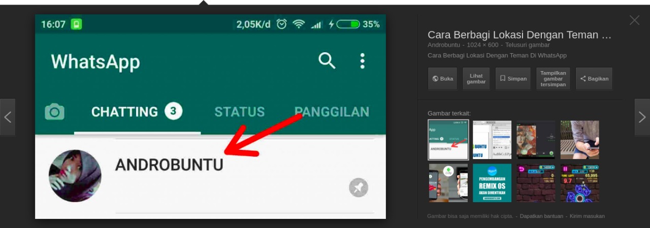 Cara Menyimpan Gambar Hasil Pencarian Google