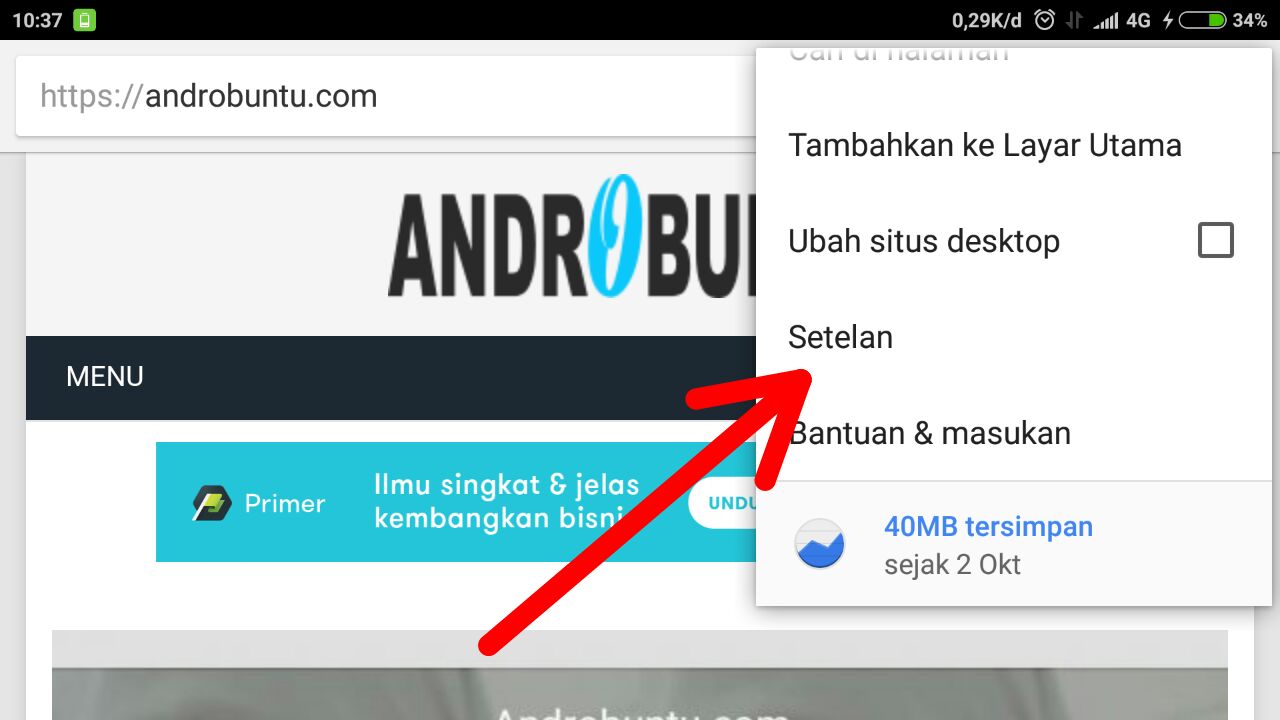 Cara Menonaktifkan Fitur Translate di Google Chrome Android
