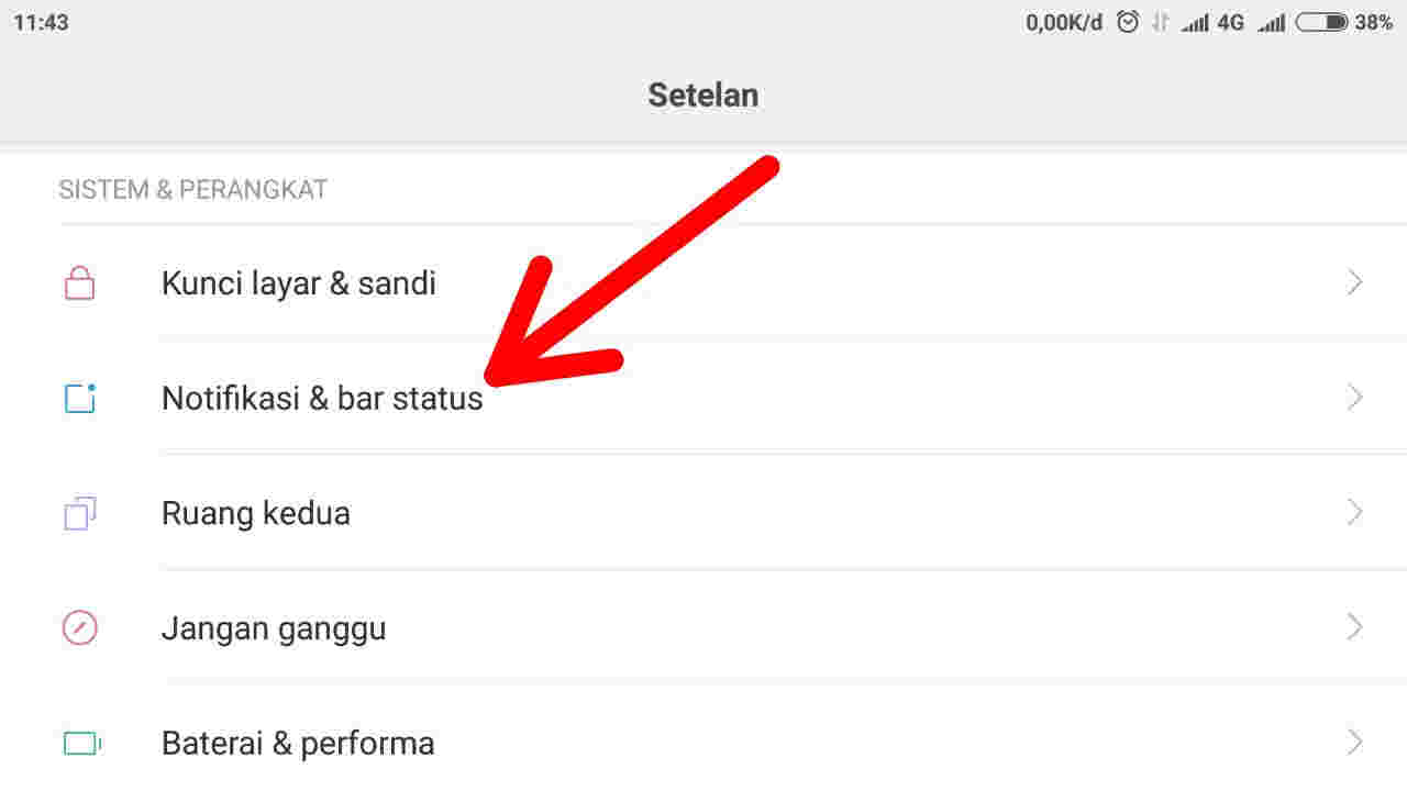 Cara Mencegah Aplikasi Tertentu Menampilkan Notifikasi Di MIUI 8