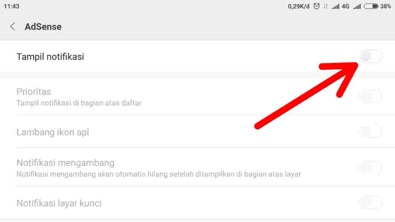 Cara Mencegah Aplikasi Tertentu Menampilkan Notifikasi Di MIUI 8