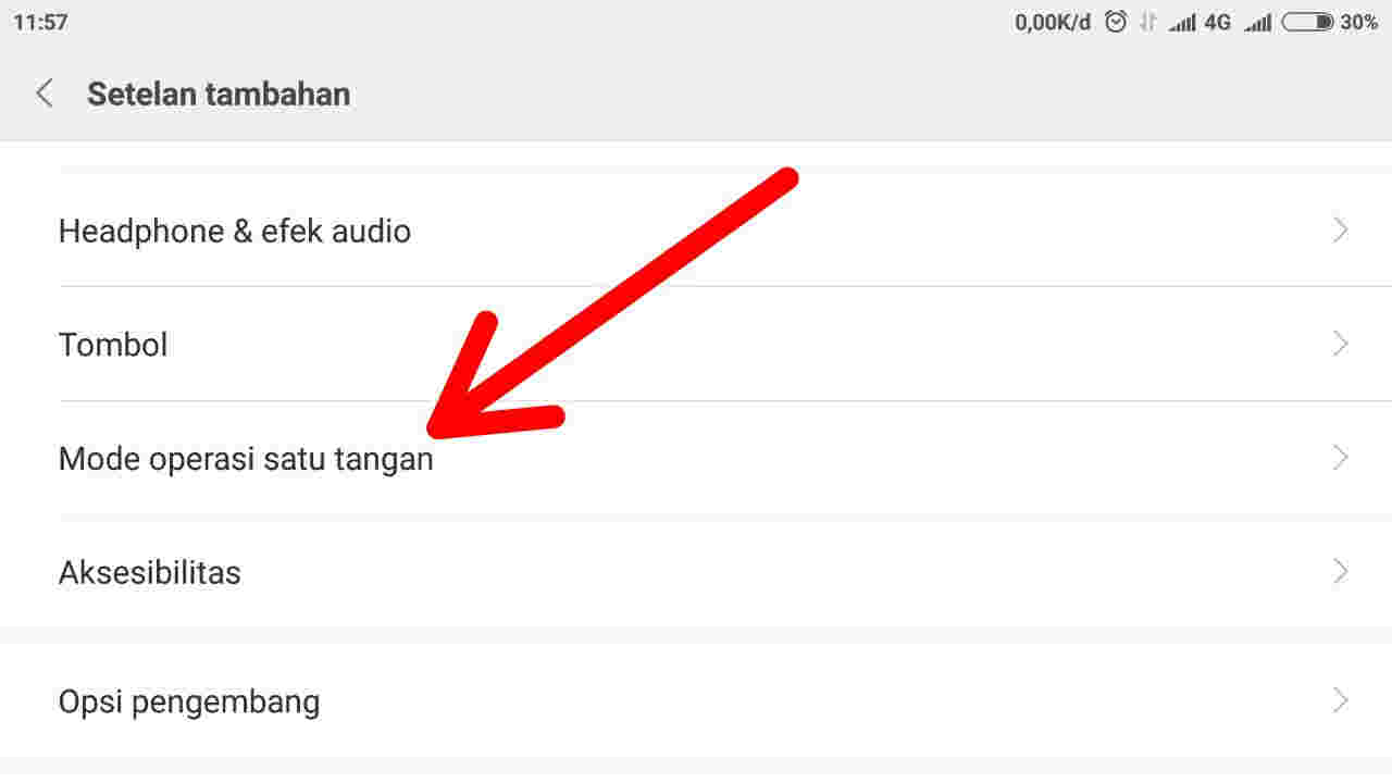 Cara Mengaktifkan Mode Operasi Satu Tangan Di MIUI 8