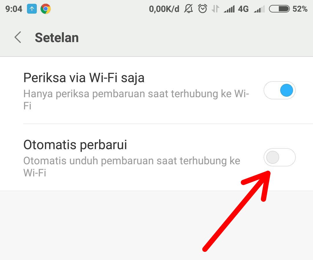 Cara Menonaktifkan Update Otomatis Di MIUI 8