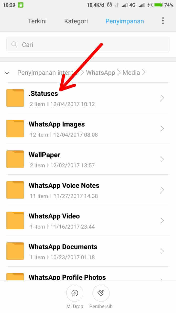 Cara Menyimpan Status WhatsApp Teman Tanpa Screenshot