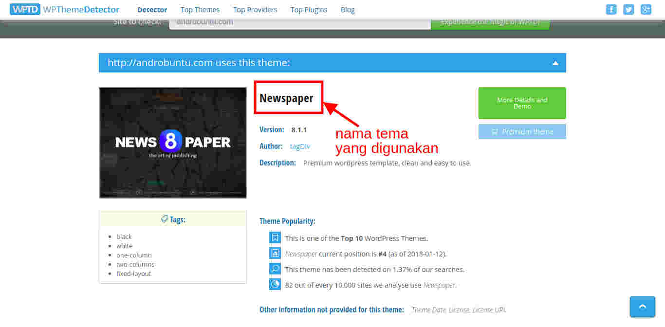 Cara Paling Mudah Mengetahui Tema WordPress yang Digunakan Suatu Website