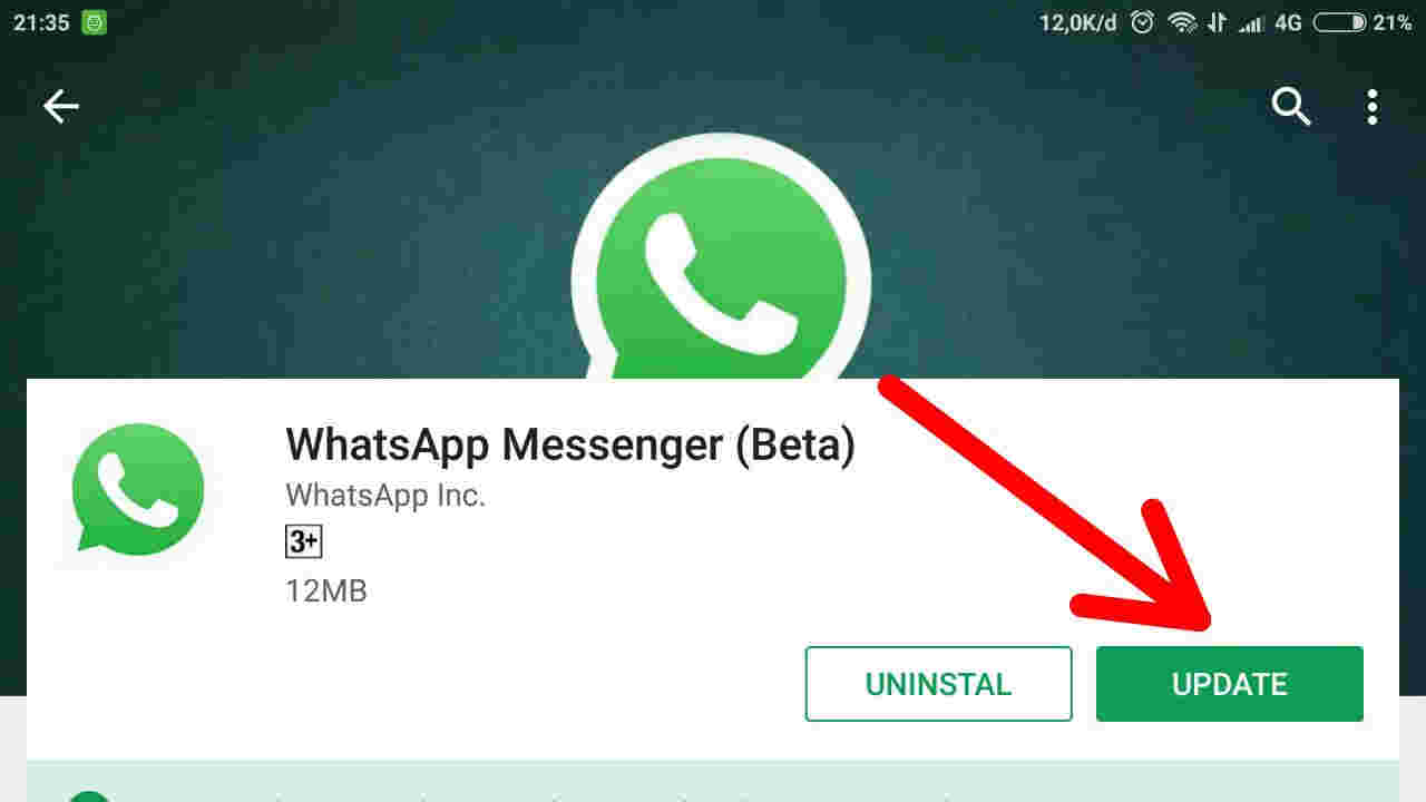 update aplikasi android