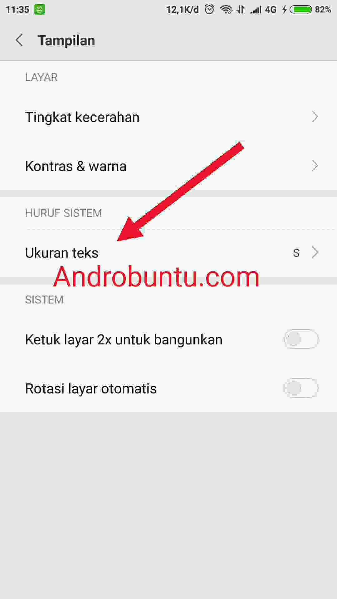 Cara Mengubah Ukuran Teks Di Smartphone Xiaomi