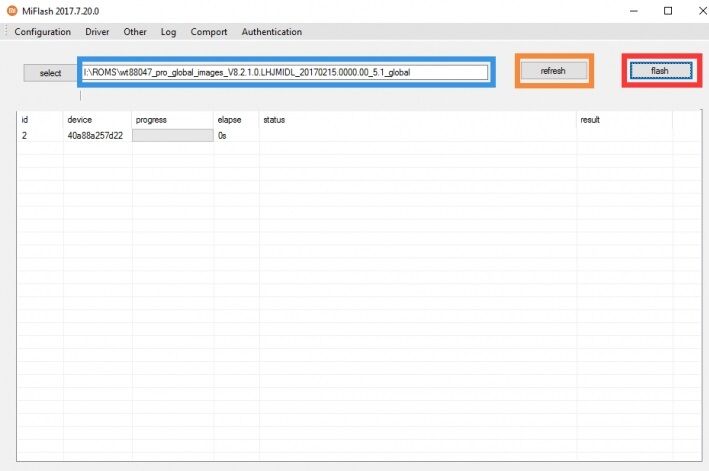 cara flash xiaomi mi a1
