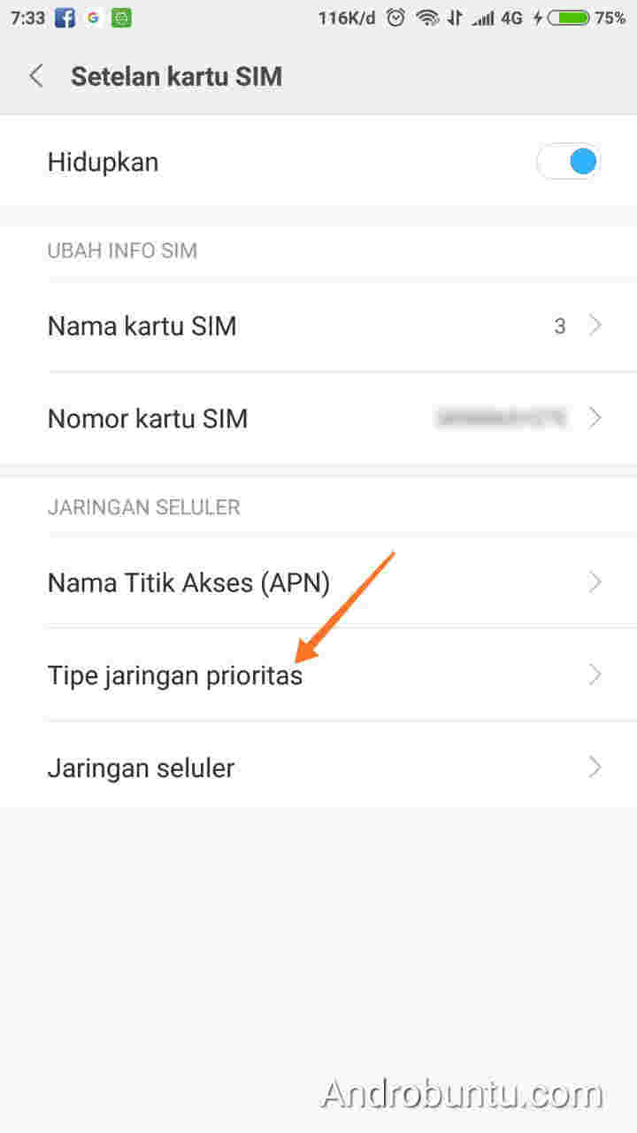 Cara Mengaktifkan Jaringan 4G Di Smartphone Xiaomi