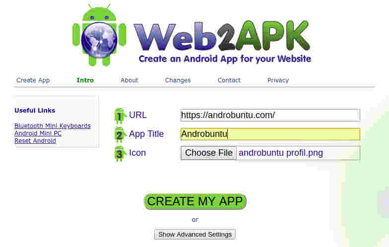Cara Mengubah Website Atau Blog Menjadi Aplikasi Android