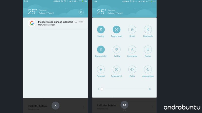Cara Memisahkan Antara Toggle Dan Notifikasi Di Smartphone Xiaomi