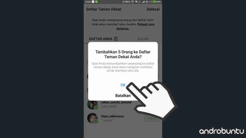 Cara Menambahkan Orang Ke Daftar Teman Dekat Di Instagram