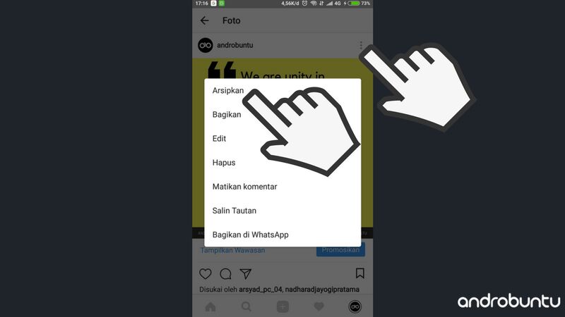 Cara Mengarsipkan Foto Di Instagram