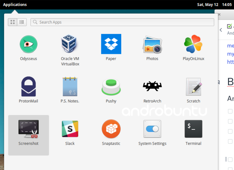 Cara Mengambil Screenshot Di elementary OS