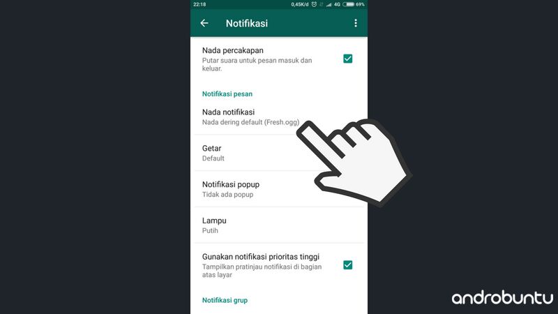 Cara Mengganti Nada Dering WhatsApp