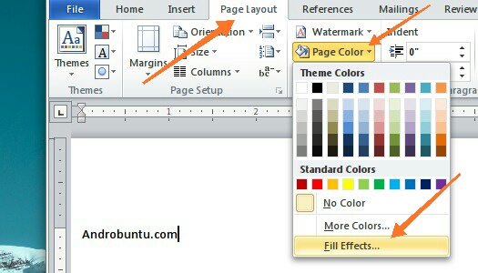 cara menambahkan gambar background di dokumen microsoft word 2010