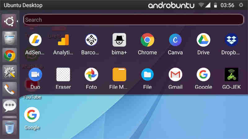 cara mengubah tampilan android menjadi seperti ubuntu