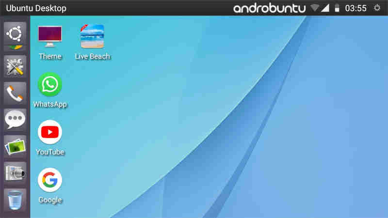 cara mengubah tampilan android menjadi seperti ubuntu