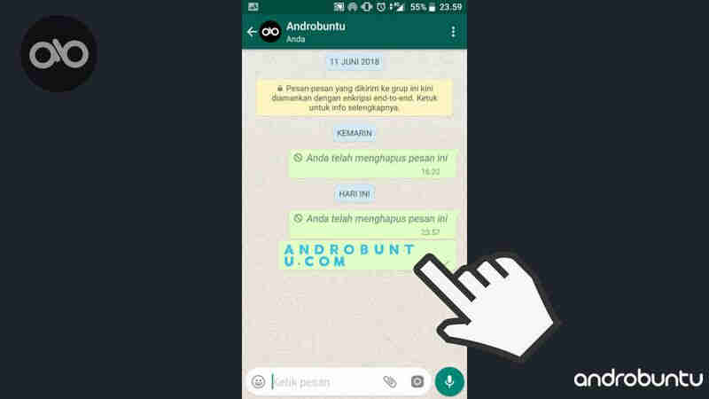 Cara Membuat Tulisan Unik Warna Biru Di WhatsApp