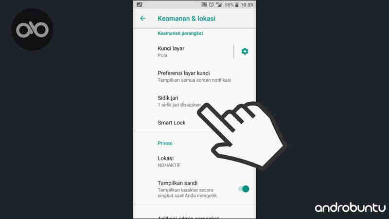 Cara Mengunci Layar Smartphone Android Menggunakan Sidik Jari