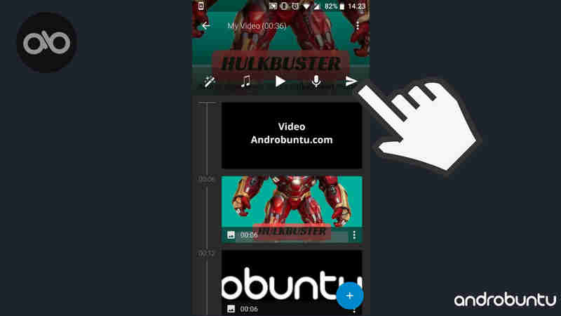 cara membuat video teks berjalan di wevideo