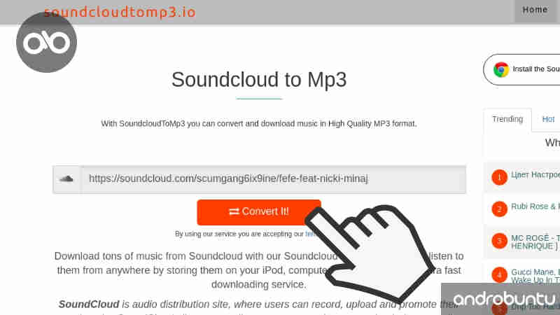 cara menyimpan lagu di soundcloud