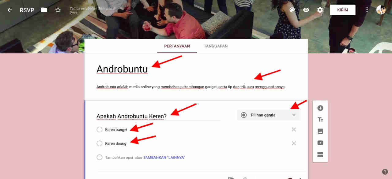 Cara Membuat Google Form yang Menarik (Dilengkapi Gambar)