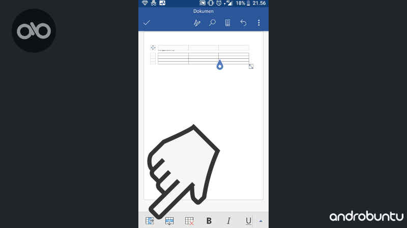 cara membuat tabel di word 2013
