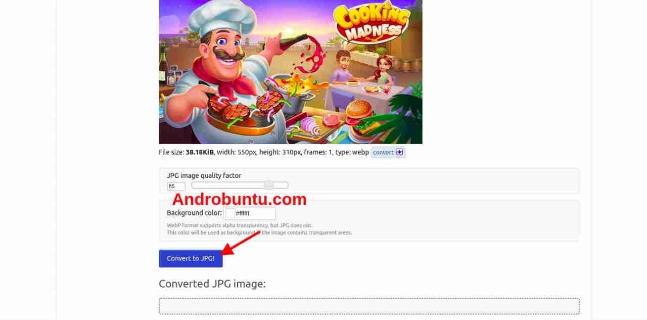 Cara Mengubah Gambar WebP Menjadi JPG