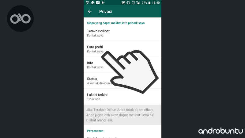 cara menyembunyikan foto profil whatsapp dari orang tertentu