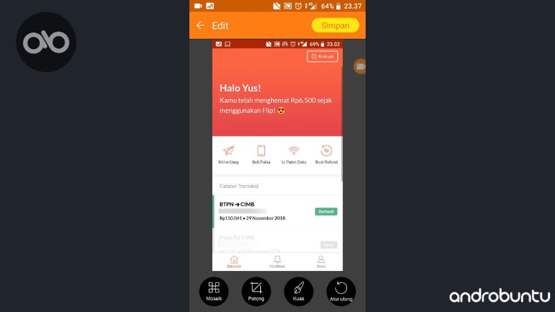 Cara Edit Gambar Menggunakan DU Recorder Di Android