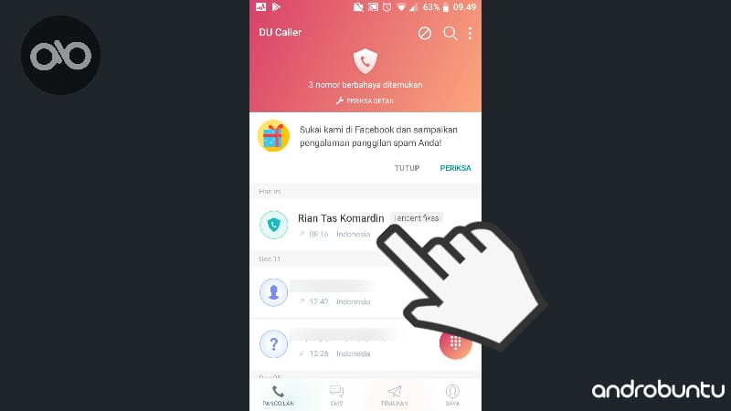 Cara Melacak Pemilik Nomor HP Lewat Internet by Androbuntu