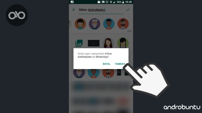 Cara Membuat Stiker WhatsApp Dengan Foto Sendiri Di Android by Androbuntu