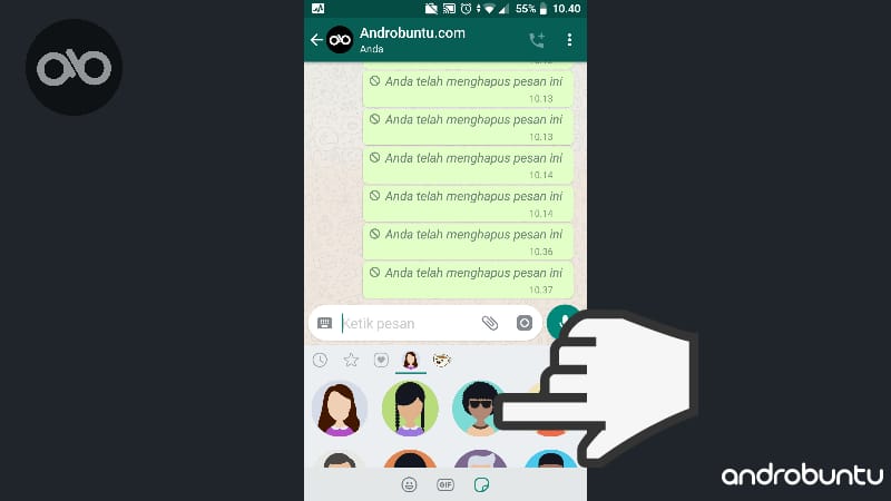 Cara Membuat Stiker WhatsApp Dengan Foto Sendiri Di Android by Androbuntu