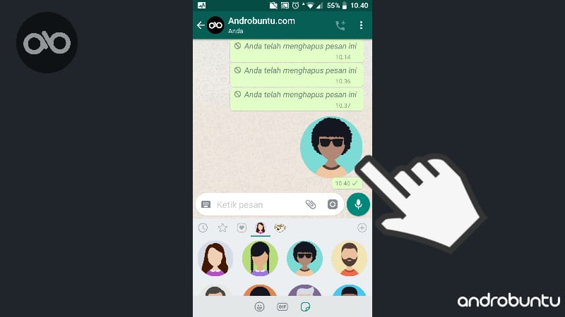 Cara Membuat Stiker WhatsApp Dengan Foto Sendiri Di Android by Androbuntu