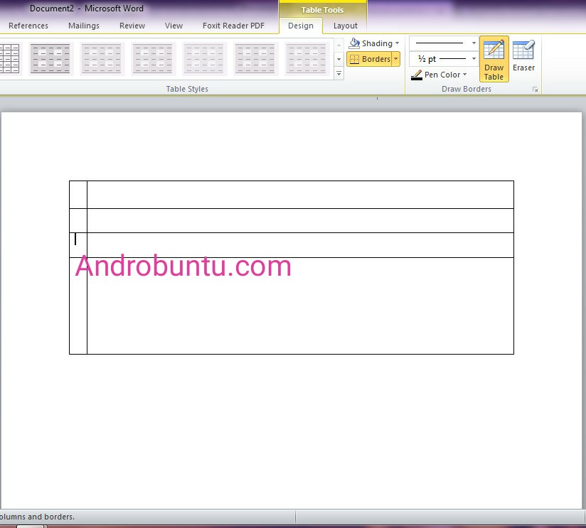 Cara Membuat Tabel Di Microsoft Word Dengan Mudah Dan Cepat