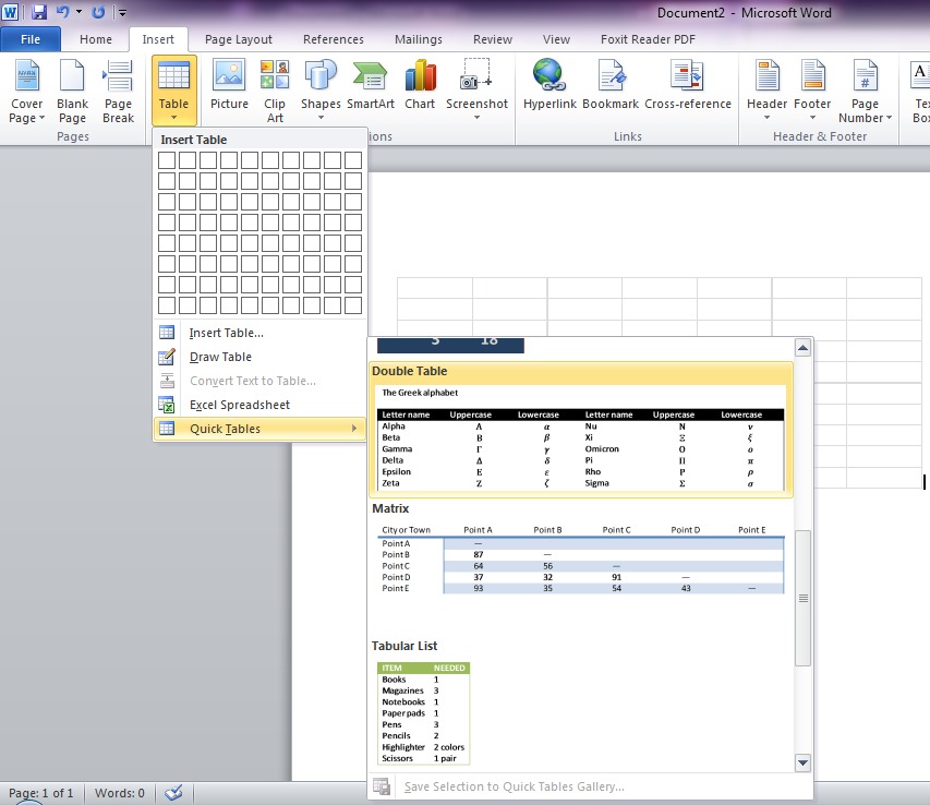 Cara Membuat Tabel Di Microsoft Word Dengan Mudah Dan Cepat