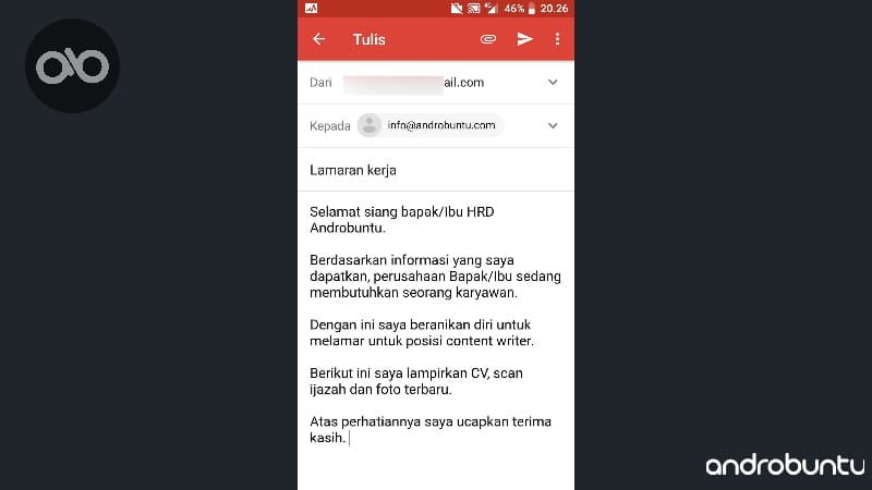 cara mengirim lamaran lewat email yang baik dan benar